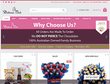 Tablet Screenshot of deliciousbuds.com.au
